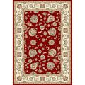 Dynamic Rugs Ancient Garden 2 ft. 2 in. x 7 ft. 7 in. 57365-1464 Rug - Red/Ivory AN28573651464